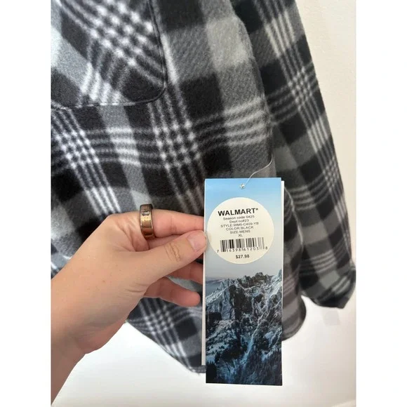 New Iceburg Outerwear Flannel Fleece Zip-Up Jacket – Gray – Men's XL - Picture 3 of 5